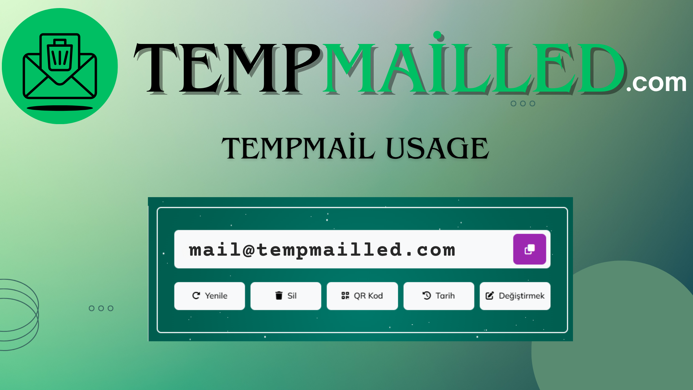 Tempmail Usage