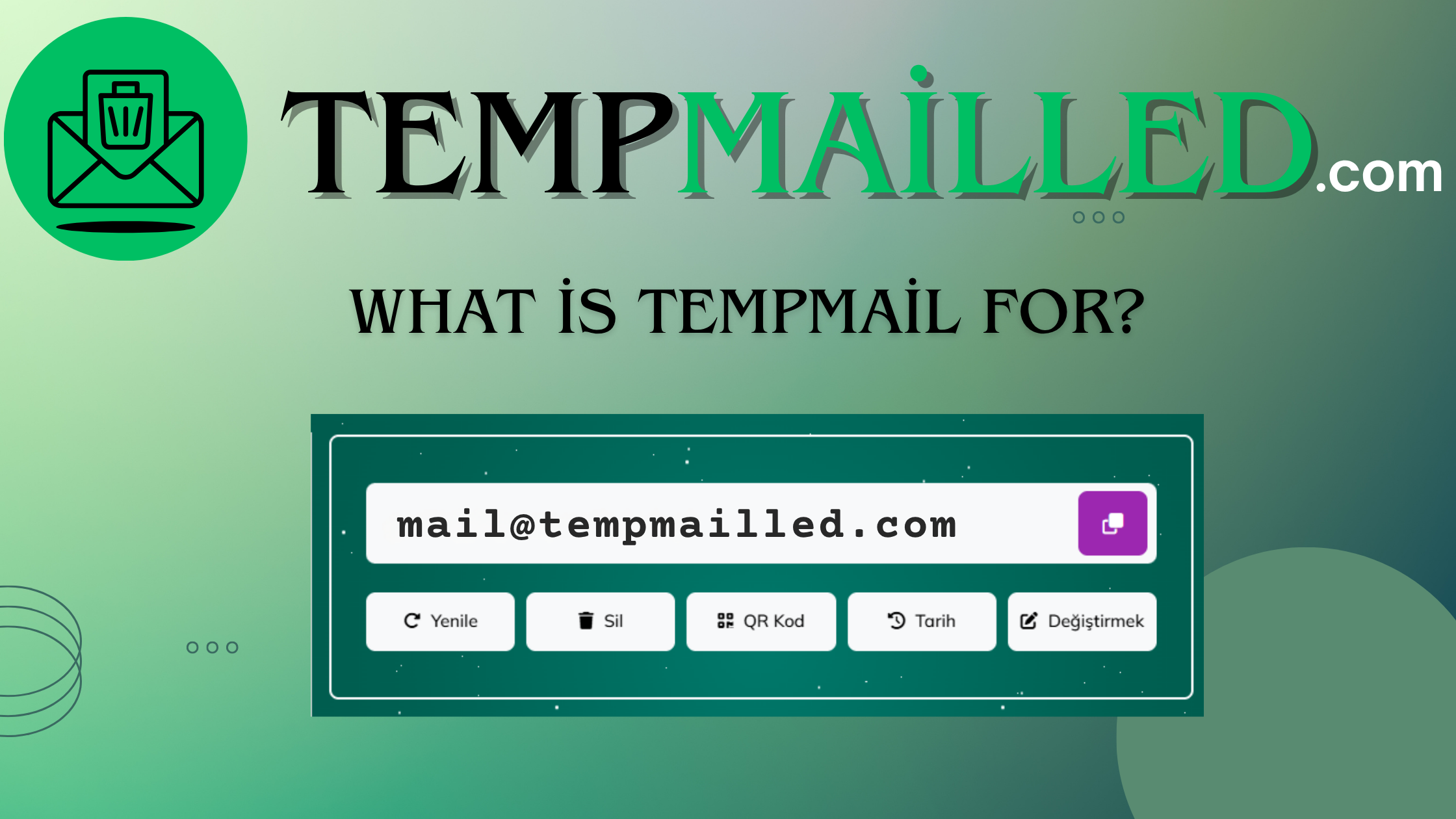 What is Tempmail For?